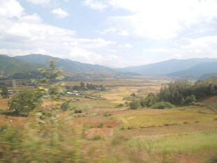 山间田野风光美景