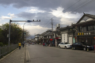 古街风貌 宁静街道景象