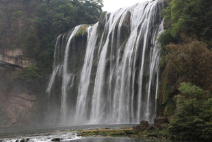 壮观瀑布 自然山水美景