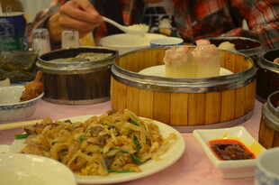 中式美味佳肴聚餐场景