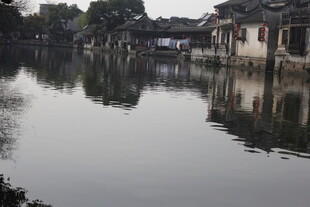 江南水乡 静谧河道风景