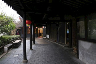 古雅长廊 中式庭院景致