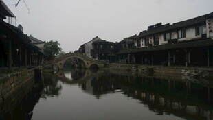 江南水乡 静谧河道古民居