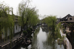 江南水乡河道景观