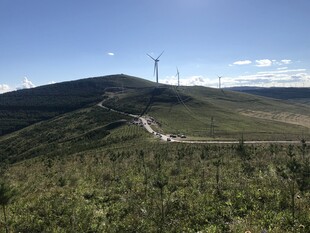 山间风电景观