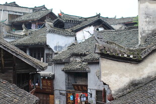 古村落屋顶景观