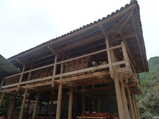 传统木质山居建筑