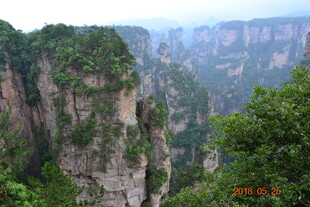 壮丽张家界奇峰景观