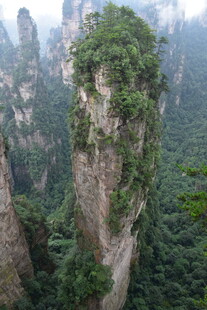 张家界奇峰屹立绿意浓