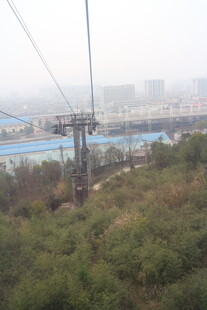 山间缆车景色