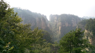 壮美张家界奇峰景观