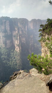 壮丽悬崖景致