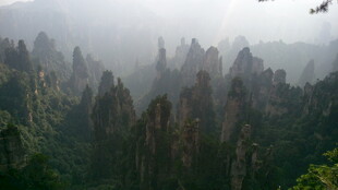 张家界奇峰林立美景