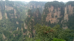 壮丽张家界奇峰景观