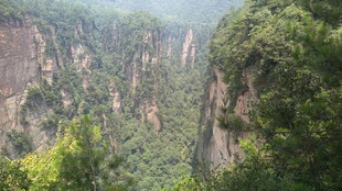 壮丽峡谷风光