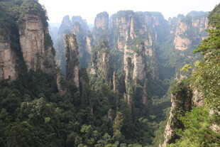 张家界奇峰林立美景