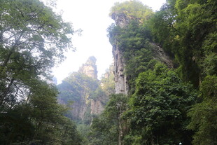 山林间的奇峰异景