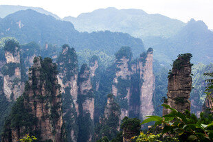 张家界奇峰林立美景