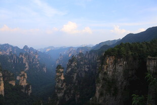 壮丽张家界奇峰景观