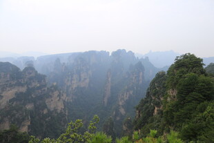 壮丽张家界奇峰景观