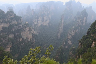 壮丽张家界奇峰景观