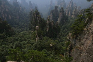 壮美黄山奇峰云雾景观