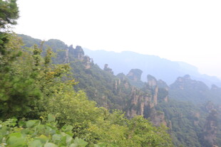 山林奇峰景