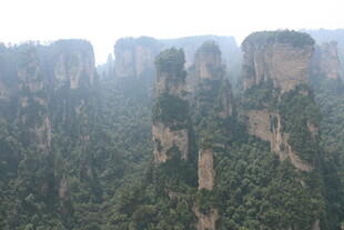 张家界奇峰林立自然风光