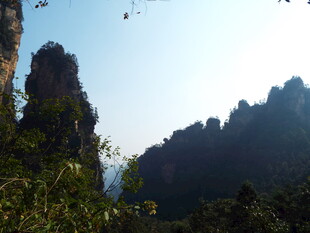 壮丽山峰景色