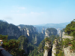 壮丽张家界奇峰景观