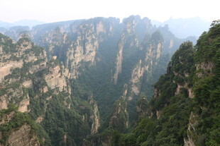 壮丽张家界奇峰景观