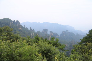 山峦叠翠间的葱郁景致