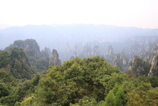 壮美张家界山峦景观