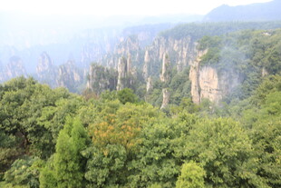 壮美山林 奇峰隐于绿意间