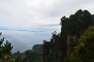张家界奇峰云海壮丽景观