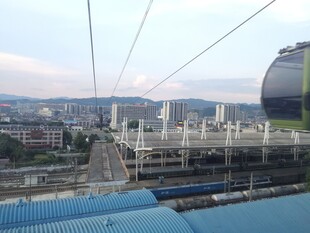 城市缆车景观