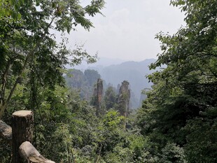 山林间的秀丽自然景致
