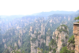 张家界奇峰林立壮丽景观