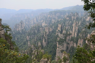 张家界奇峰林立壮美景观