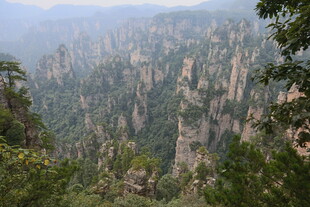 张家界奇峰林立美景