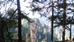 张家界奇峰林立美景
