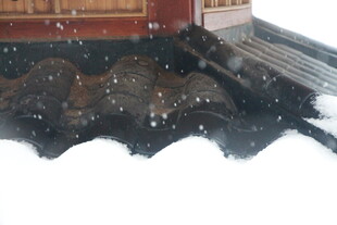 屋顶积雪景观
