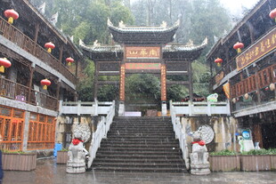 古色古香中式庭院建筑