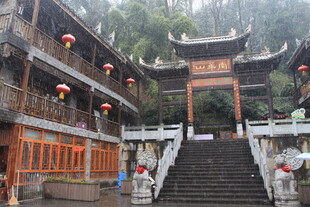 古色古香中式建筑庭院