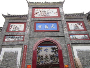 中式古建筑门楼景观