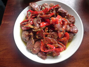 辣椒炒牛肉