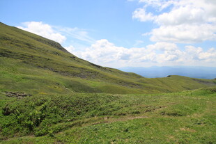 青山绿野间的开阔美景