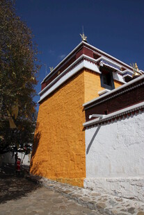 藏式建筑一角
