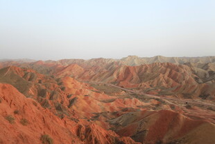 壮丽丹霞地貌景观