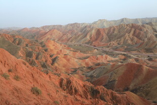 壮丽丹霞地貌景观